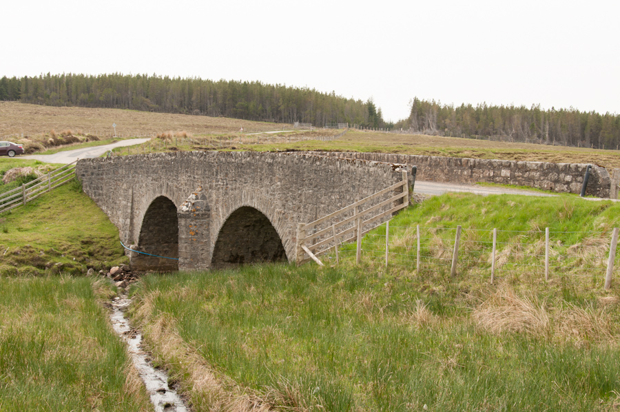 Crask Bridge over Chraisg Burn